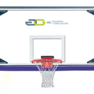 Tablero de baloncesto estándar FIBA ​​de vidrio templado