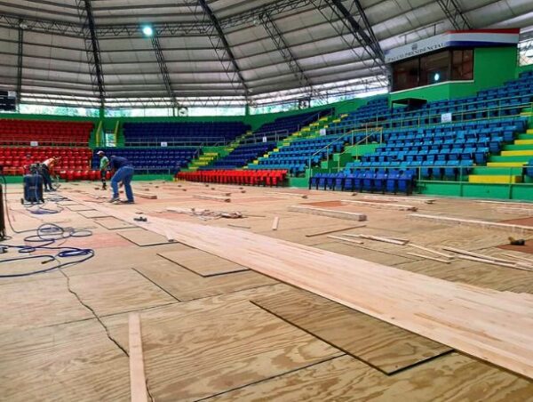 Piso de madera para cancha de baloncesto aprobado por FIBA - Imagen 4