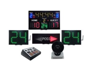 Marcador Digital LED de baloncesto con batería integrada