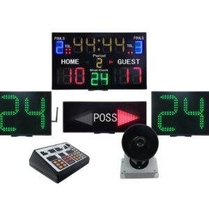 Marcador Digital LED de baloncesto con batería integrada
