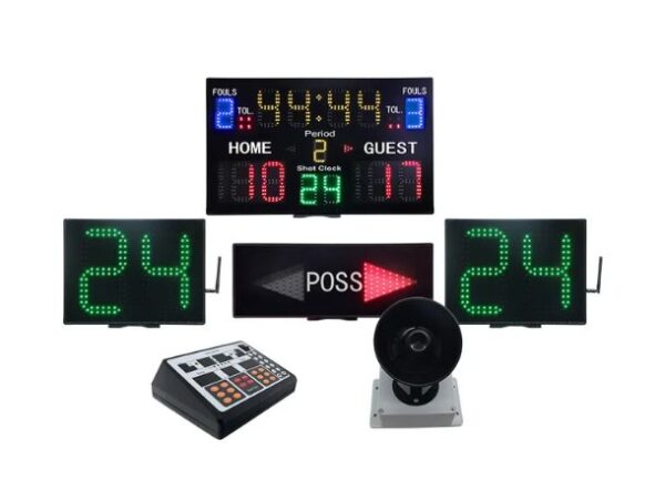 Marcador Digital LED de baloncesto con batería integrada