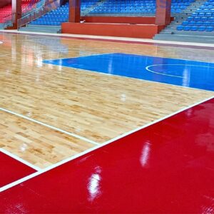 Piso de madera para cancha de baloncesto aprobado por FIBA